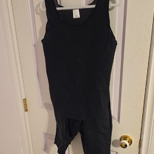 Black Compression Binder Tanksuit